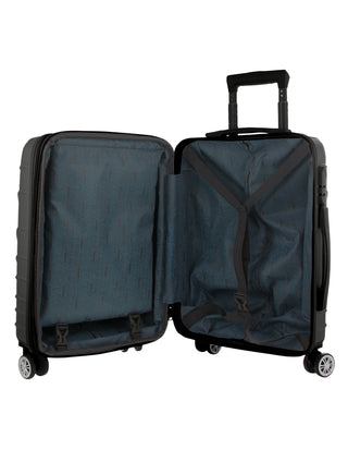 Hard Shell Luggage Black / Carry-On (Small) / Hard Luggage PC 3248C BLK Pierre Cardin 54cm CABIN Hard Shell Case in Black