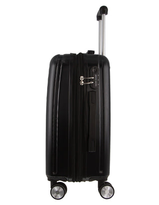 Hard Shell Luggage Black / Carry-On (Small) / Hard Luggage PC 3762C BLK Pierre Cardin 54cm CABIN Hard Shell Case in Black