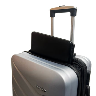 Hard Shell Luggage Silver / Carry-On (Small) / Hard Luggage PC 3249C SLVR Pierre Cardin 54cm CABIN Hard Shell Case in Silver