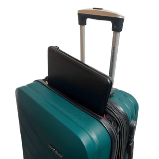 Hard Shell Luggage Teal / Carry-On (Small) / Hard Luggage PC 3249C TEAL Pierre Cardin 54cm CABIN Hard Shell Case in Teal