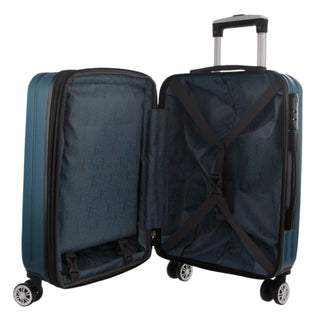 Hard Shell Luggage Teal / Carry-On (Small) / Hard Luggage PC 3249C TEAL Pierre Cardin 54cm CABIN Hard Shell Case in Teal