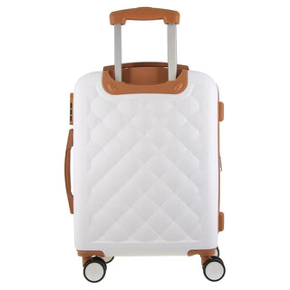 Luggage & Bags White / Carry-On (Small) / Hard Luggage PC 3762C WHITE Pierre Cardin 54cm CABIN Hard Shell Case in White