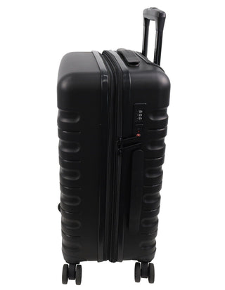 Hard Shell Luggage Black / Carry-On (Small) / Hard Luggage PC 3941C BLK Pierre Cardin 54cm CABIN Hard Shell Suitcase in Black