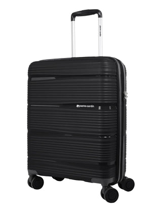 Hard Shell Luggage Black / Carry-On (Small) / Hard Luggage PC 4014C BLK Pierre Cardin 54cm CABIN Hard Shell Suitcase in Black