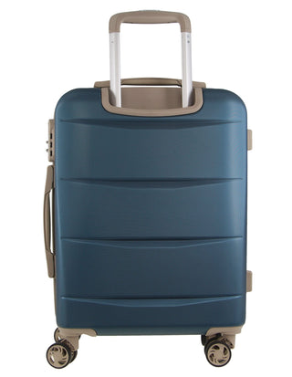 Luggage & Bags Blue / Carry-On (Small) / Hard Luggage PC 3551C BLUE Pierre Cardin 54cm CABIN Hard Shell Suitcase in Blue