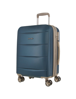 Luggage & Bags Blue / Carry-On (Small) / Hard Luggage PC 3551C BLUE Pierre Cardin 54cm CABIN Hard Shell Suitcase in Blue