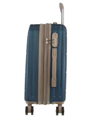 Luggage & Bags Blue / Carry-On (Small) / Hard Luggage PC 3551C BLUE Pierre Cardin 54cm CABIN Hard Shell Suitcase in Blue