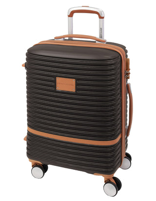 Hard Shell Luggage Chocolate / Carry-On (Small) / Polycarbonate (PC) PC 3937C CHOCO Pierre Cardin 54cm CABIN Hard Shell Suitcase in Chocolate