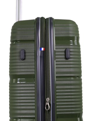 Hard Shell Luggage Green / Carry-On (Small) / Hard Luggage PC 4014C GRN Pierre Cardin 54cm CABIN Hard Shell Suitcase in Green