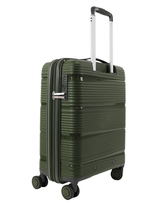 Hard Shell Luggage Green / Carry-On (Small) / Hard Luggage PC 4014C GRN Pierre Cardin 54cm CABIN Hard Shell Suitcase in Green