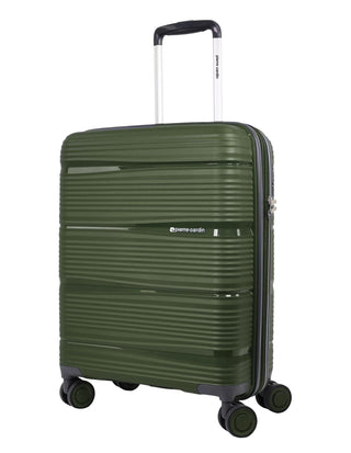 Hard Shell Luggage Green / Carry-On (Small) / Hard Luggage PC 4014C GRN Pierre Cardin 54cm CABIN Hard Shell Suitcase in Green