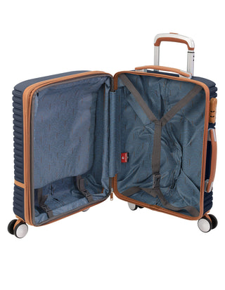 Hard Shell Luggage Navy / Carry-On (Small) / Polycarbonate (PC) PC 3937C NAVY Pierre Cardin 54cm CABIN Hard Shell Suitcase in Navy