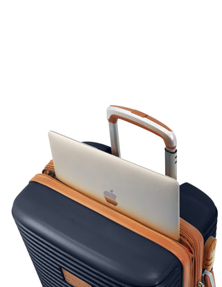 Hard Shell Luggage Navy / Carry-On (Small) / Polycarbonate (PC) PC 3937C NAVY Pierre Cardin 54cm CABIN Hard Shell Suitcase in Navy