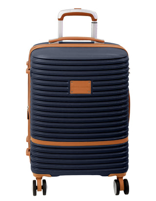 Hard Shell Luggage Navy / Carry-On (Small) / Polycarbonate (PC) PC 3937C NAVY Pierre Cardin 54cm CABIN Hard Shell Suitcase in Navy