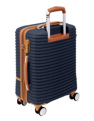 Hard Shell Luggage Navy / Carry-On (Small) / Polycarbonate (PC) PC 3937C NAVY Pierre Cardin 54cm CABIN Hard Shell Suitcase in Navy