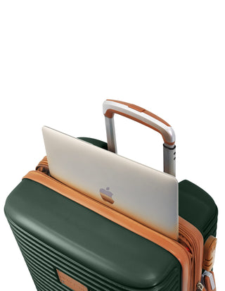 Hard Shell Luggage Olive / Carry-On (Small) / Polycarbonate (PC) PC 3937C OLIVE Pierre Cardin 54cm CABIN Hard Shell Suitcase in Olive