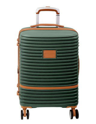 Hard Shell Luggage Olive / Carry-On (Small) / Polycarbonate (PC) PC 3937C OLIVE Pierre Cardin 54cm CABIN Hard Shell Suitcase in Olive