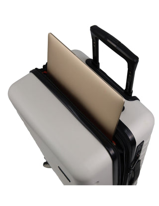 Hard Shell Luggage Snow / Carry-On (Small) / Hard Luggage PC 3941C SNOW Pierre Cardin 54cm CABIN Hard Shell Suitcase in Snow