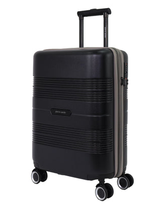 Hard Shell Luggage Black / Carry-On (Small) / Hard Luggage PC 4031C BLK Pierre Cardin 54cm CABIN Travel Hard Shell Suitcase in Black