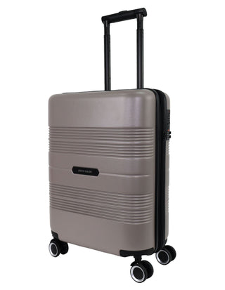 Hard Shell Luggage Taupe / Carry-On (Small) / Hard Luggage PC 4031C TAUP Pierre Cardin 54cm CABIN Travel Hard Shell Suitcase in Taupe