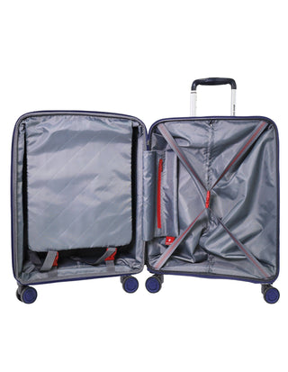 Hard Shell Luggage Lilac / Carry-On (Small) / Polypropylene PC 4014C LILAC Pierre Cardin 55cm Normandy CABIN Hard Shell Suitcase in Lilac