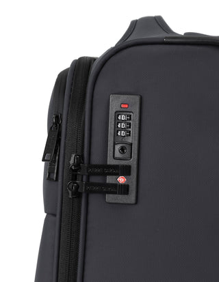 Soft Shell Luggage Charcoal / Carry-On (Small) / Soft Luggage PC 4030C CHCL Pierre Cardin 55cm Soft Water-Repellant CABIN Carry-On Spinner in Charcoal