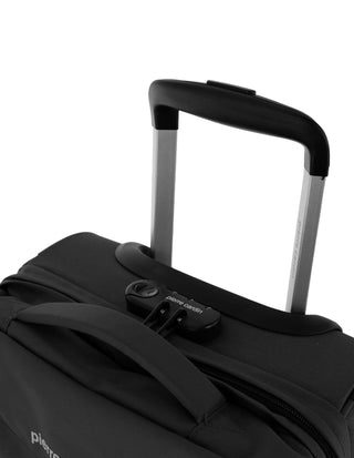 Soft Shell Luggage Black / Nylon PC 4167 BLK Pierre Cardin 61cm MEDIUM Soft Shell Trolley Case in Black