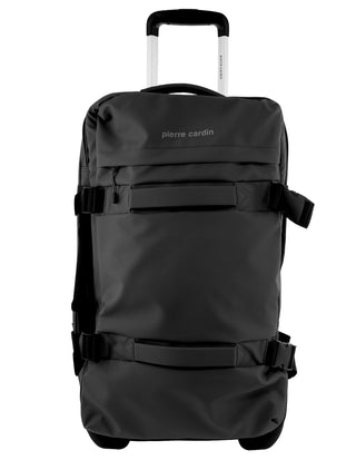 Soft Shell Luggage Black / Nylon PC 4167 BLK Pierre Cardin 61cm MEDIUM Soft Shell Trolley Case in Black