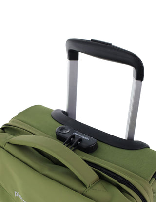 Soft Shell Luggage Olive / Nylon PC 4167 OLIVE Pierre Cardin 61cm MEDIUM Soft Shell Trolley Case in Olive