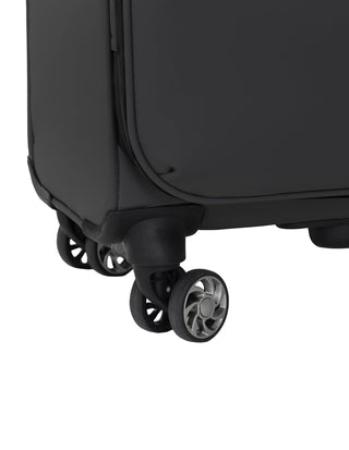 Soft Shell Luggage Charcoal / Check-In (Medium) / Soft Luggage PC 4030M CHCR Pierre Cardin 69cm Soft Water-Repellant MEDIUM Suitcase Spinner in Charcoal
