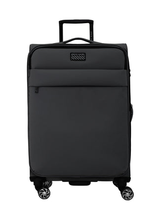 Soft Shell Luggage Charcoal / Check-In (Medium) / Soft Luggage PC 4030M CHCR Pierre Cardin 69cm Soft Water-Repellant MEDIUM Suitcase Spinner in Charcoal