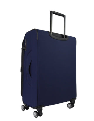 Soft Shell Luggage Navy / Check-In (Medium) / Soft Luggage PC 4030M NAVY Pierre Cardin 69cm Soft Water-Repellant MEDIUM Suitcase Spinner in Navy