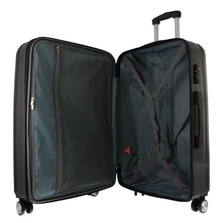 Hard Shell Luggage Black / Check-In (Medium) / Hard Luggage PC 3762M BLK Pierre Cardin 70cm MEDIUM Hard Shell Case in Black