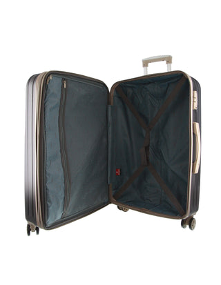 Hard Shell Luggage Black / Check-In (Medium) / Hard Luggage PC 3551M BLK Pierre Cardin 70cm MEDIUM Hard-Shell Suitcase in Black