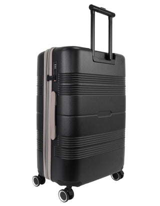 Hard Shell Luggage Black / Check-In (Medium) / Hard Luggage PC 4031M BLK Pierre Cardin 70cm MEDIUM Travel Hard Shell Suitcase in Black