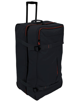 Trolley Case Black / Nylon PC 3943 BLK Pierre Cardin 72cm MEDIUM Water-Repellent Trolley Case in Black