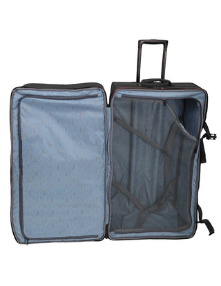 Trolley Case Black / Nylon PC 3943 BLK Pierre Cardin 72cm MEDIUM Water-Repellent Trolley Case in Black