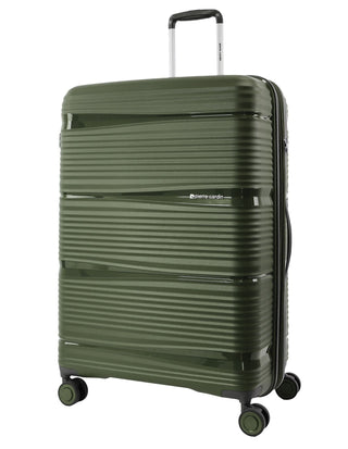 Hard Shell Luggage Green / Check-In (Large) / Hard Luggage PC 4014L GRN Pierre Cardin 73cm LARGE Hard Shell Suitcase in Green