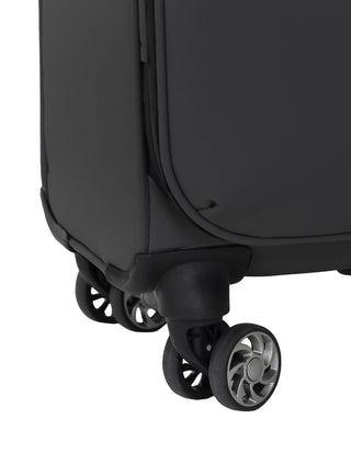 Soft Shell Luggage Charcoal / Check-In (Large) / Soft Luggage PC 4030L CHRC Pierre Cardin 79cm Soft Water-Repellant LARGE Suitcase Spinner in Charcoal