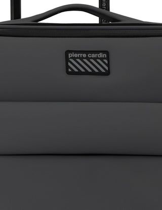 Soft Shell Luggage Charcoal / Check-In (Large) / Soft Luggage PC 4030L CHRC Pierre Cardin 79cm Soft Water-Repellant LARGE Suitcase Spinner in Charcoal