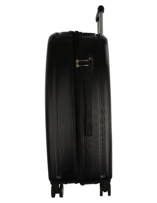 Hard Shell Luggage Black / Check-In (Large) / Hard Luggage PC 3762L BLK Pierre Cardin 80cm LARGE Hard Shell Case in Black