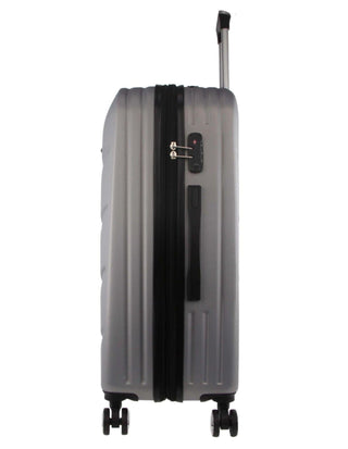 Hard Shell Luggage Silver / Check-In (Large) / Hard Luggage PC 3249L SLVR Pierre Cardin 80cm LARGE Hard Shell Case in Silver