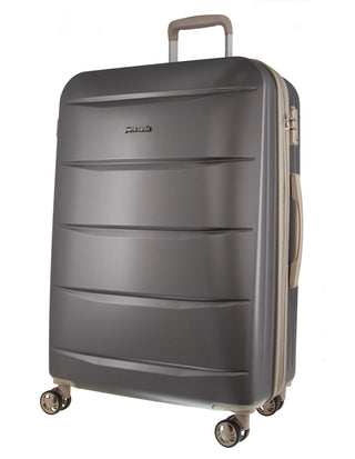 Luggage & Bags Graphite / Check-In (Large) / Hard Luggage PC 3551L GRAPH Pierre Cardin 80cm LARGE Hard Shell Suitcase in Graphite