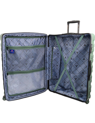 Hard Shell Luggage Moss / Check-In (Large) / Hard Luggage PC 3941L MOSS Pierre Cardin 80cm LARGE Hard Shell Suitcase in Moss