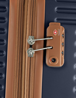 Hard Shell Luggage Navy / Check-In (Large) / Polycarbonate (PC) PC 3937L NAVY Pierre Cardin 80cm LARGE Hard Shell Suitcase in Navy