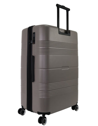Hard Shell Luggage Taupe / Check-In (Large) / Hard Luggage PC 4031L TAU Pierre Cardin 80cm LARGE Travel Hard Shell Suitcase in Taupe