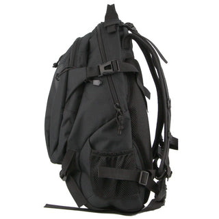 Backpack Black / Polyester PC 3858 BLK Pierre Cardin  Adventure Travel & Casual Backpack in Black