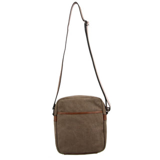 Crossbody bag Brown / Canvas PC 2580 BRN Pierre Cardin Canvas Cross Body Bag in Brown