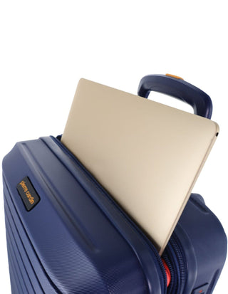 Hard Shell Luggage Navy / Carry-On (Small) / Hard Luggage PC 4032C NAVY Pierre Cardin Classic 54cm CABIN Hard Shell Suitcase in Navy