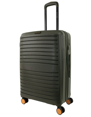 Hard Shell Luggage Olive / Check-In (Large) / Hard Luggage PC 4032L OLIVE Pierre Cardin Classic 80cm LARGE Hard Shell Suitcase in Olive